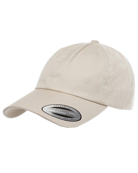 Yupoong 6245CM Gorra de papá de sarga de algodón de perfil bajo para adultos