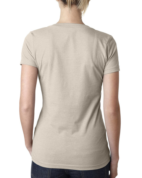 Next Level 6640 Camiseta CVC de cuello en V profundo para mujer