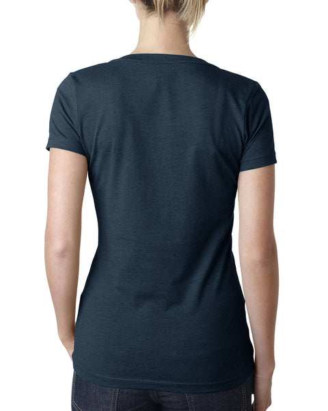 Next Level 6640 Ladies' CVC Deep V-Neck T-Shirt