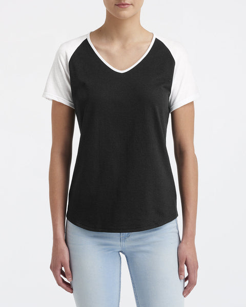 Anvil 6770VL Ladies' Tri-Blend Raglan T-Shirt
