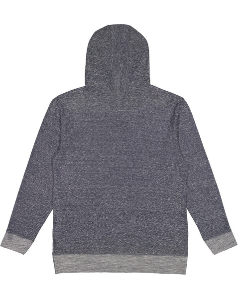 LAT 6779 Sudadera con capucha Harborside Melange French Terry para adulto