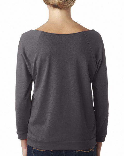 Next Level 6951 Ladies' French Terry 3/4-Sleeve Raglan