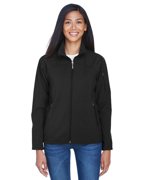 North End 78034 Ladies' Three-Layer Fleece Bonded Performance Soft Shell Jacket