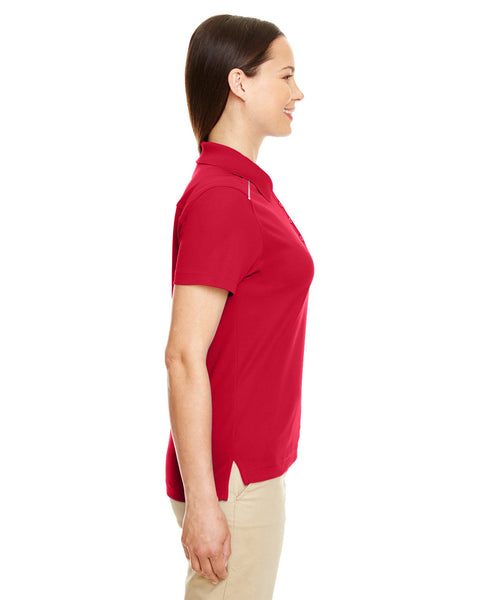 Core 365 78181R Ladies' Radiant Performance Piqu Polo with Reflective Piping