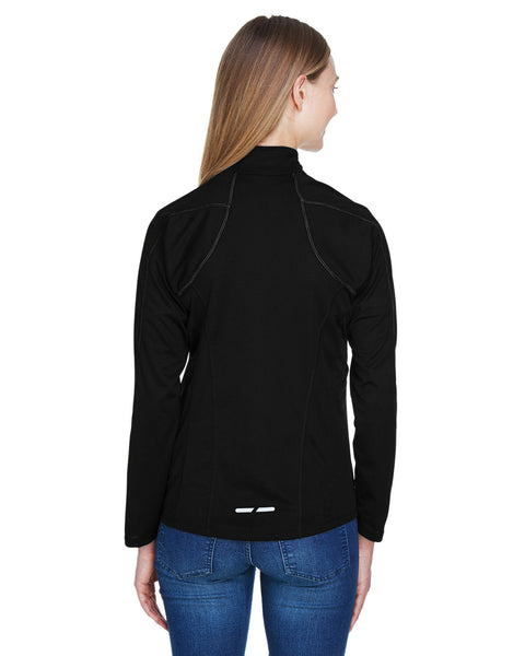 North End 78187 Ladies' Radar Quarter-Zip Performance Long-Sleeve Top