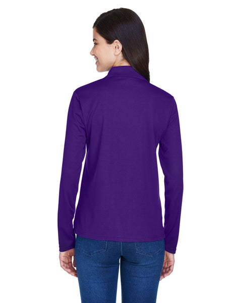 Core 365 78192 Ladies' Pinnacle Performance Long-Sleeve Piqu Polo