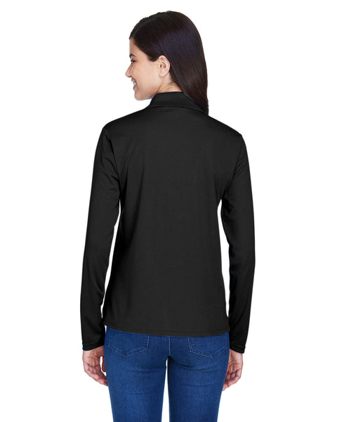 Core 365 78192 Ladies' Pinnacle Performance Long-Sleeve Piqu Polo