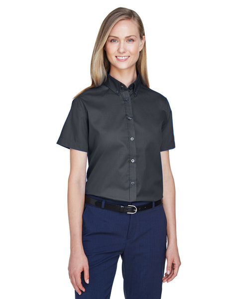 Core 365 78194 Ladies' Optimum Short-Sleeve Twill Shirt