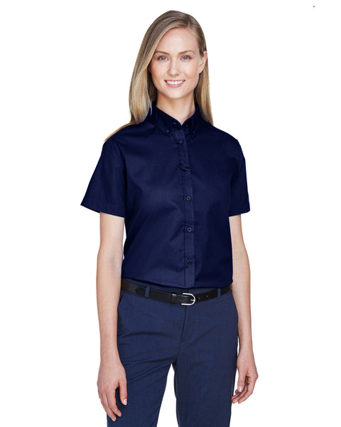 Core 365 78194 Ladies' Optimum Short-Sleeve Twill Shirt