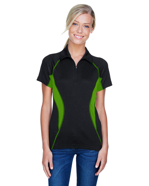 North End 78657 Ladies' Serac UTK coollogik Performance Zippered Polo