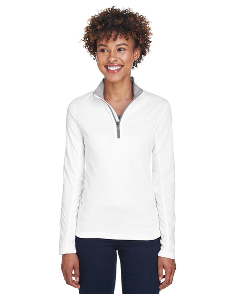 UltraClub 8230L Ladies' Cool & Dry Sport Quarter-Zip Pullover