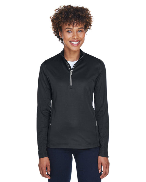 UltraClub 8230L Ladies' Cool & Dry Sport Quarter-Zip Pullover