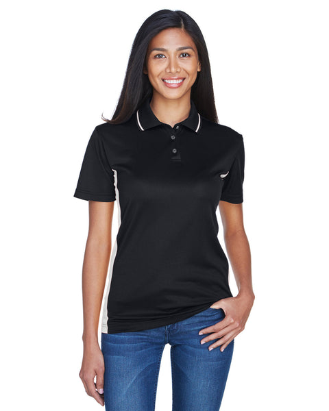 UltraClub 8406L Ladies' Cool & Dry Sport Two-Tone Polo