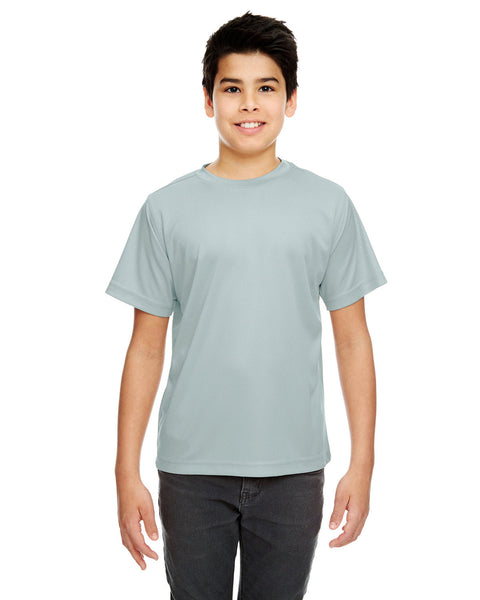 UltraClub 8420Y Playera Interlock de alto rendimiento deportivo para jóvenes Cool &amp; Dry