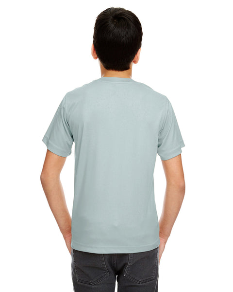 UltraClub 8420Y Playera Interlock de alto rendimiento deportivo para jóvenes Cool &amp; Dry