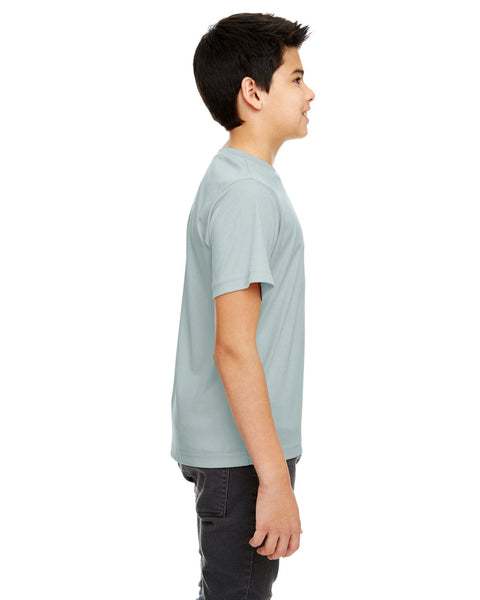 UltraClub 8420Y Playera Interlock de alto rendimiento deportivo para jóvenes Cool &amp; Dry