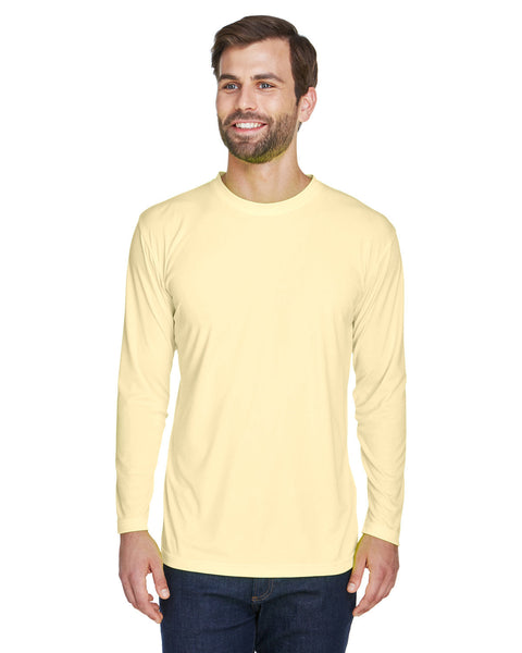 UltraClub 8422 Adult Cool & Dry Sport Long-Sleeve Performance Interlock T-Shirt