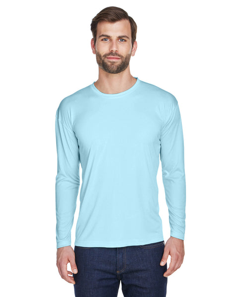 UltraClub 8422 Adult Cool & Dry Sport Long-Sleeve Performance Interlock T-Shirt