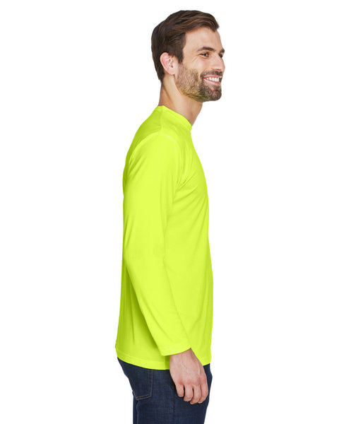 UltraClub 8422 Adult Cool & Dry Sport Long-Sleeve Performance Interlock T-Shirt