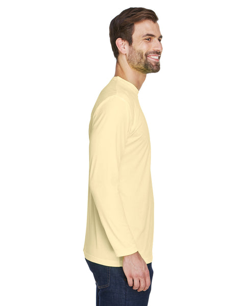 UltraClub 8422 Adult Cool & Dry Sport Long-Sleeve Performance Interlock T-Shirt