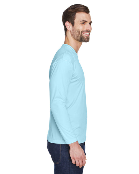 UltraClub 8422 Adult Cool & Dry Sport Long-Sleeve Performance Interlock T-Shirt