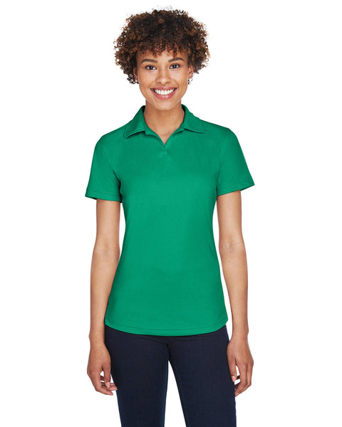 UltraClub 8425L Polo de rendimiento deportivo fresco y seco para mujer Interlock