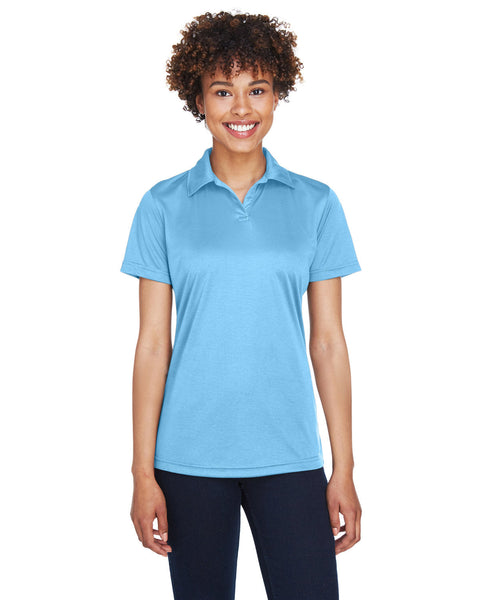 UltraClub 8425L Polo de rendimiento deportivo fresco y seco para mujer Interlock