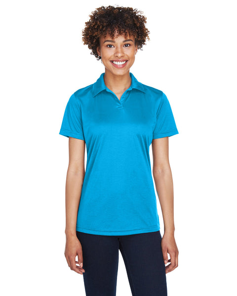 UltraClub 8425L Polo de rendimiento deportivo fresco y seco para mujer Interlock