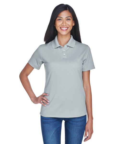 UltraClub 8445L Polo de alto rendimiento antimanchas fresco y seco para mujer