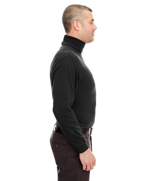 UltraClub 8516 Adult Egyptian Interlock Long-Sleeve Turtleneck