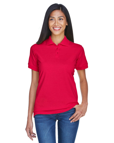 Polo de piqué clásico UltraClub 8530 para mujer