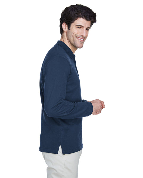 UltraClub 8532 Adult Long-Sleeve Classic Piqu Polo