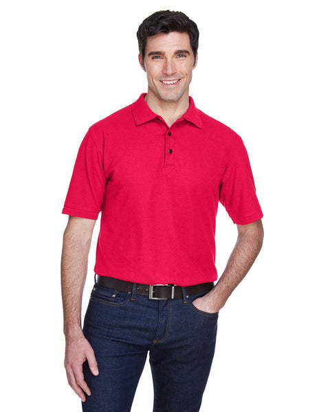 UltraClub 8540 Men's Whisper Piqu Polo