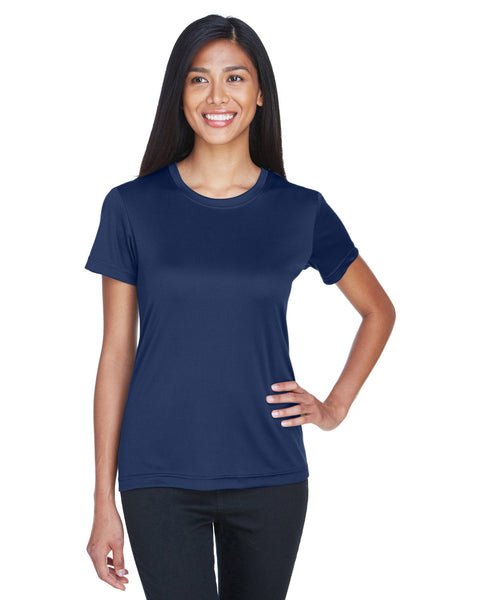 UltraClub 8620L Playera básica de rendimiento fresco y seco para mujer