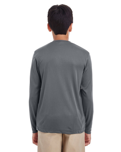 UltraClub 8622Y Youth Cool & Dry Performance Long-Sleeve Top