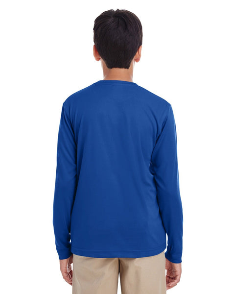 UltraClub 8622Y Youth Cool & Dry Performance Long-Sleeve Top