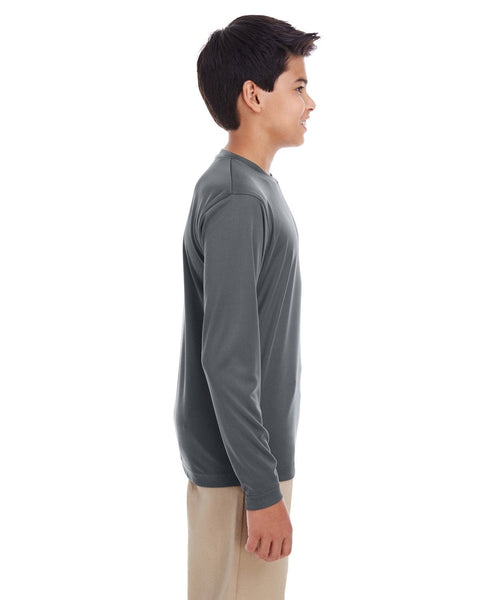 UltraClub 8622Y Youth Cool & Dry Performance Long-Sleeve Top