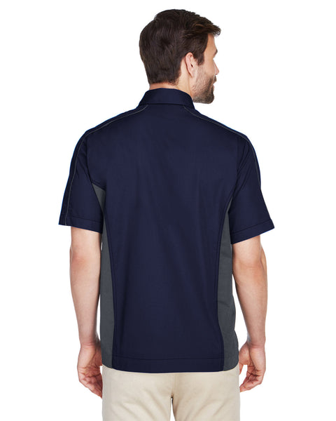 North End 87042 Men's Fuse Colorblock Twill Shirt