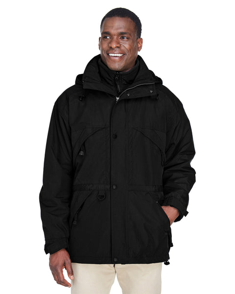 North End 88007 Parka 3 en 1 para adultos con ribete Dobby