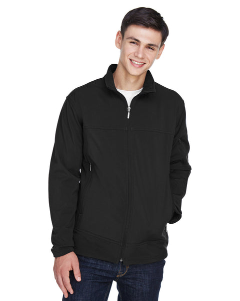 North End 88099 Men's Three-Layer Fleece Bonded Performance Soft Shell Jacket