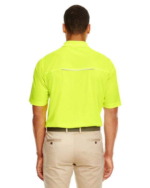 Core 365 88181R Men's Radiant Performance Piqu Polo withReflective Piping