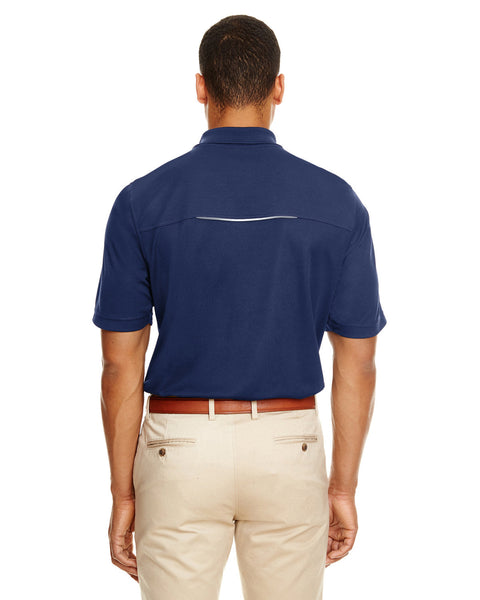 Core 365 88181R Men's Radiant Performance Piqu Polo withReflective Piping