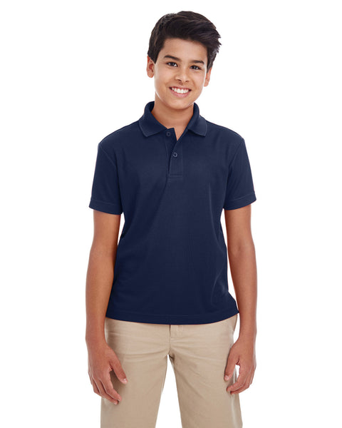 Core 365 88181Y Youth Origin Performance Piqu Polo