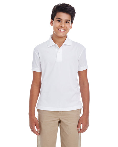 Core 365 88181Y Youth Origin Performance Piqu Polo