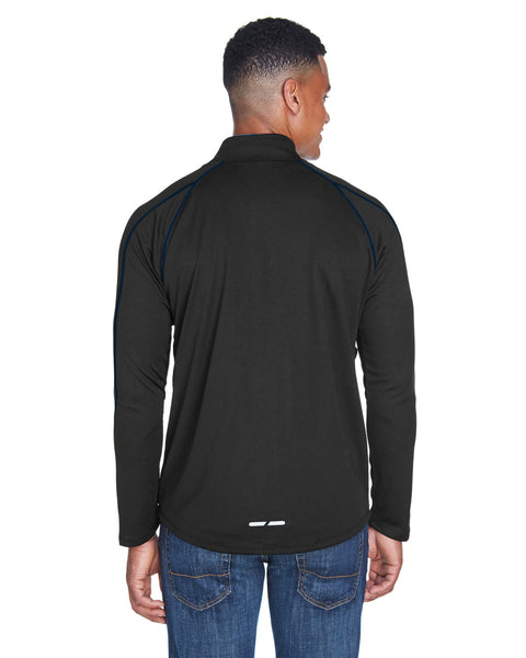 North End 88187 Men's Radar Quarter-Zip Performance Long-Sleeve Top