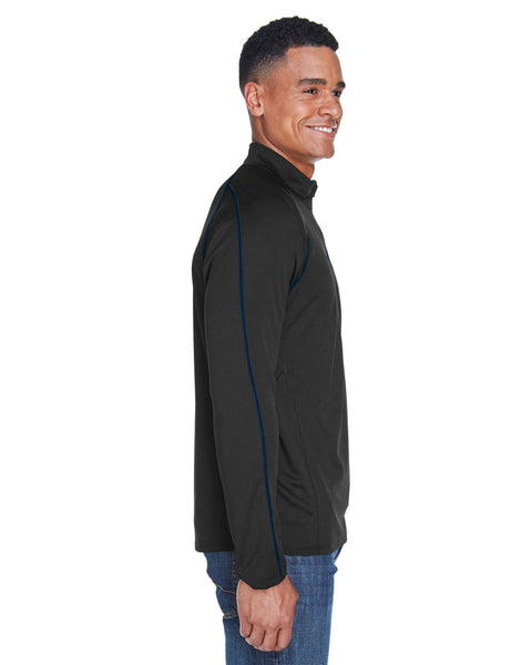 North End 88187 Men's Radar Quarter-Zip Performance Long-Sleeve Top