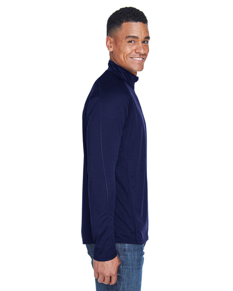 North End 88187 Men's Radar Quarter-Zip Performance Long-Sleeve Top