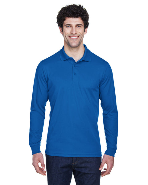 Core 365 88192 Men's Pinnacle Performance Long-Sleeve Piqu Polo