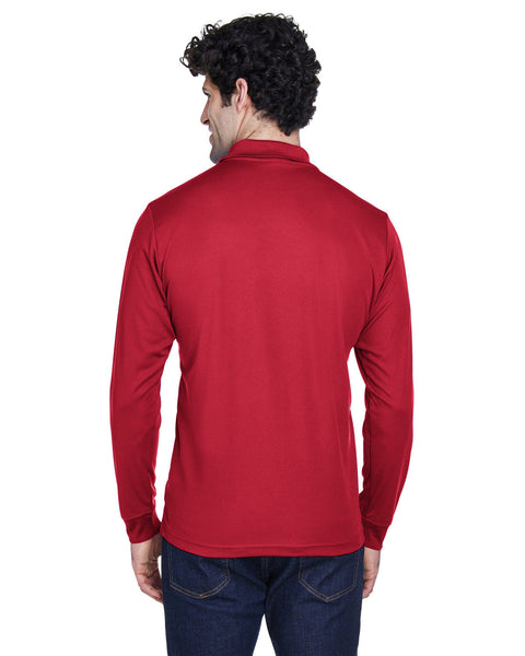 Core 365 88192 Men's Pinnacle Performance Long-Sleeve Piqu Polo