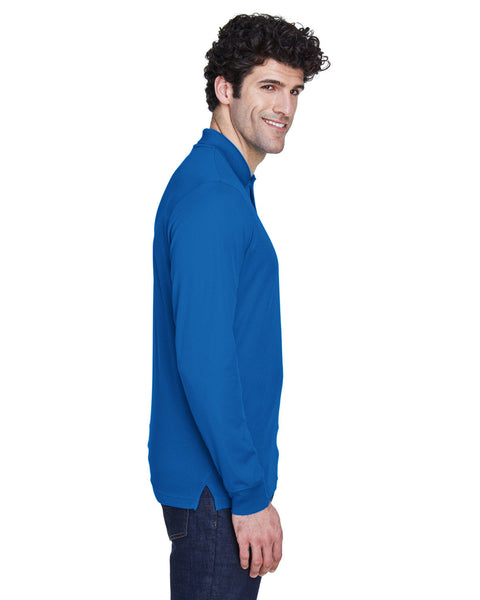 Core 365 88192 Polo piqué de manga larga Pinnacle Performance para hombre